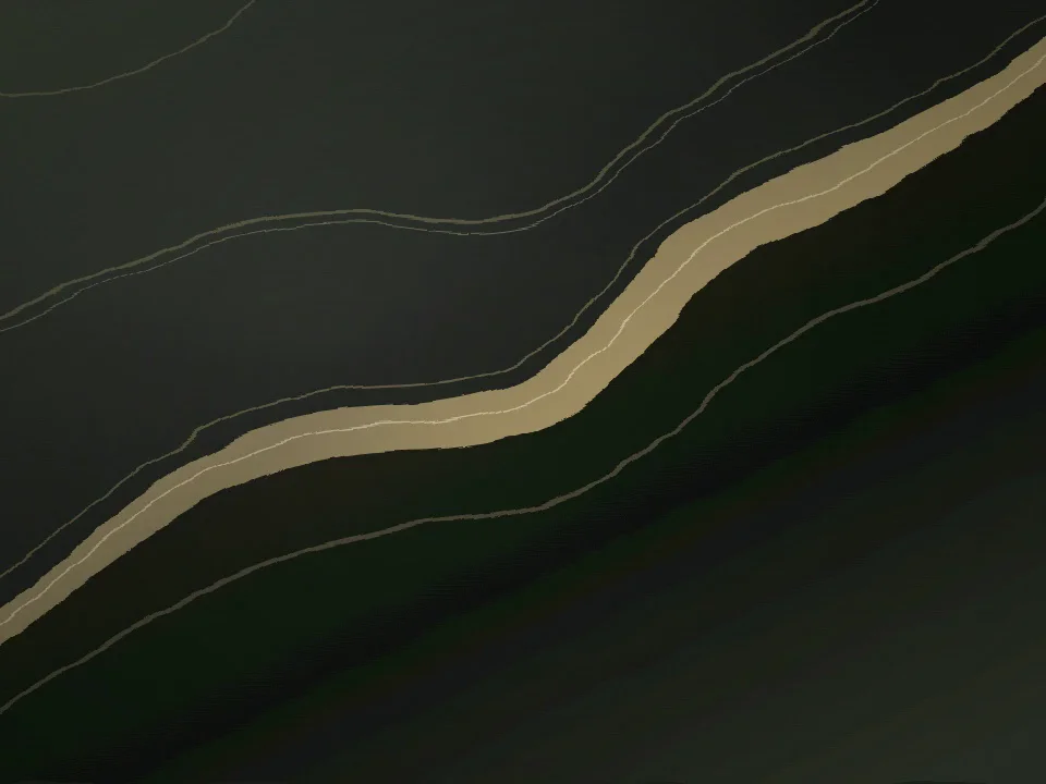 Abstract gold and charcoal material study
